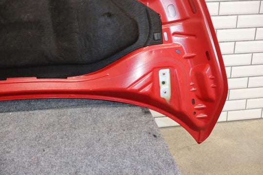 12-19 Fiat 500 Abarth Front OEM Hood Bonnet (Rosso Red PR1) See Photos