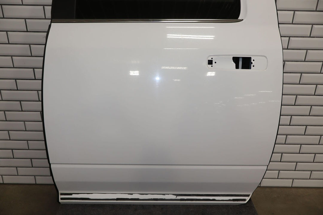 09-18 4th Gen Ram 1500 Crew Cab Rear Left LH Door W/Glass (Bright White PW7)