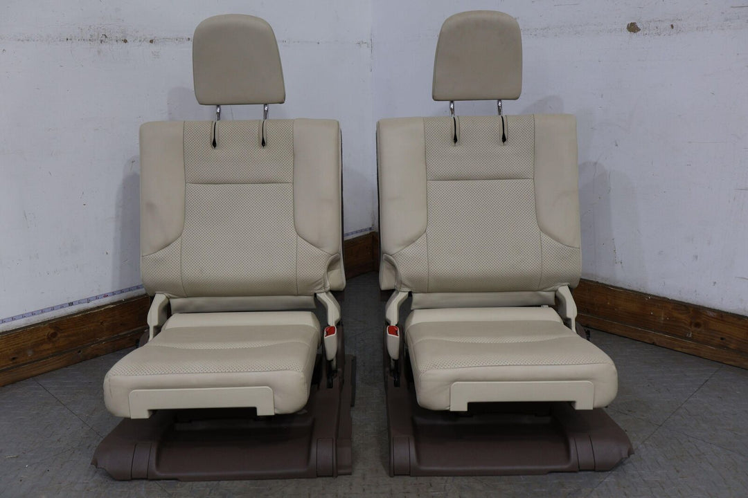 10-13 Lexus GX460 Leather Rear 3rd Row Power Seats (Ecru 00) Tested Lt. Wear