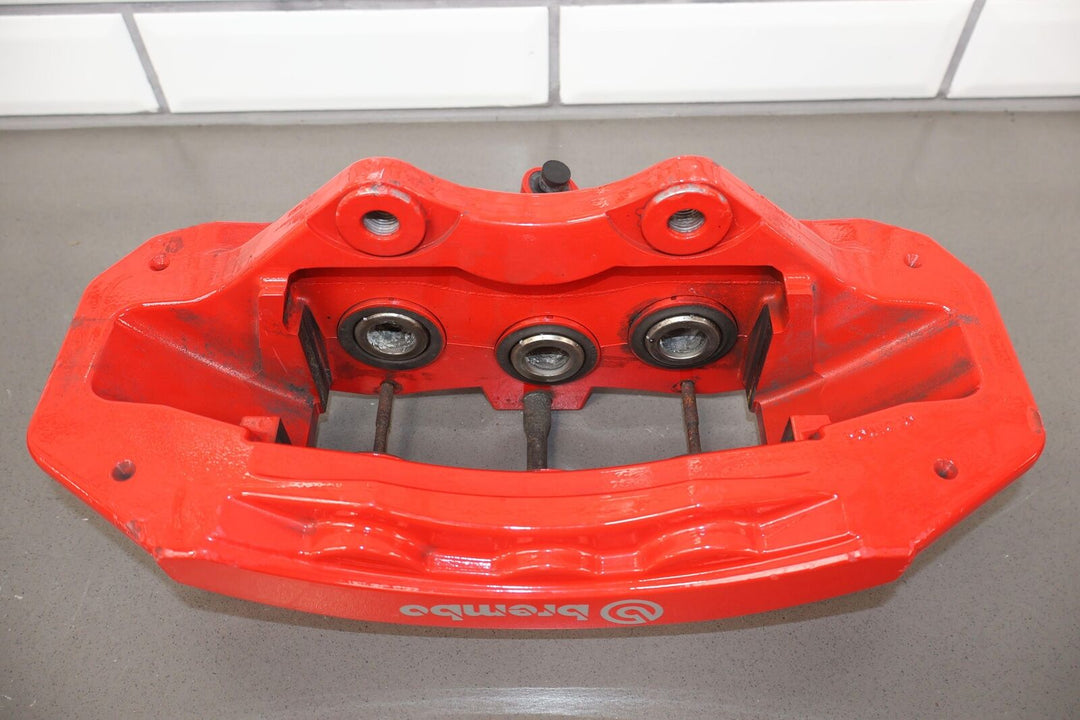 2015-2023 Dodge Challenger Hellcat OEM Brembo 6/4 Piston Brake Caliper Set Red