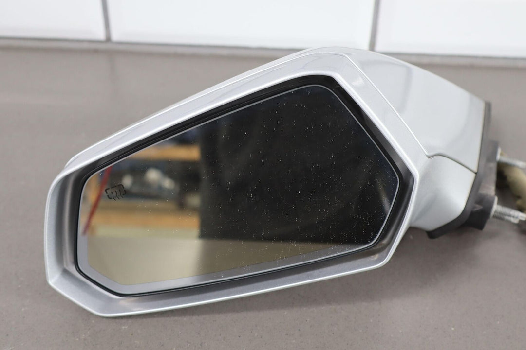 2010-2015 Chevy Camaro Left Driver Power Door Mirror (Silver Ice GAN)