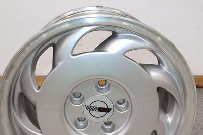 91-96 Corvette Left LH Directional 17x9.5 Painted Aluminum Wheel (No Tire)