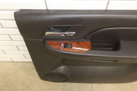 2010-2013 GMC Sierra Crew Cab Right Rear Interior Door Trim Panel (Black 193)