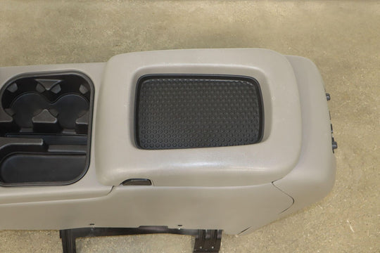 03-07 GMC Sierra Chevy Silverado Center Floor Console Glovebox (Pewter 922)