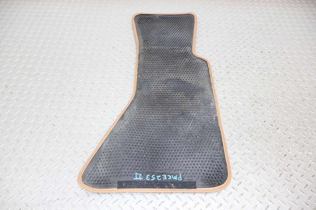 90-93 Chevy C4 Corvette Interior Cloth Floor Mats (Saddle 50i) Light Wear