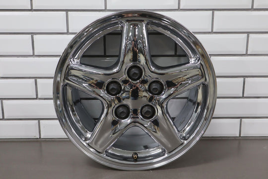 97-99 Chevy Camaro Single (1) 16x8 Chrome 5 Spoke Wheel *Mild Corrosion*