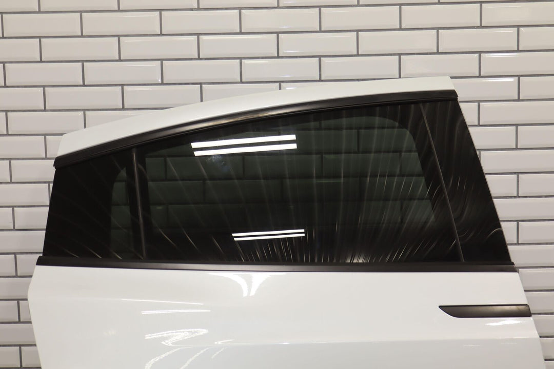 16-20 Tesla Model X Rear Right RH Door W/Glass (Pearl White PPSW) See Photos