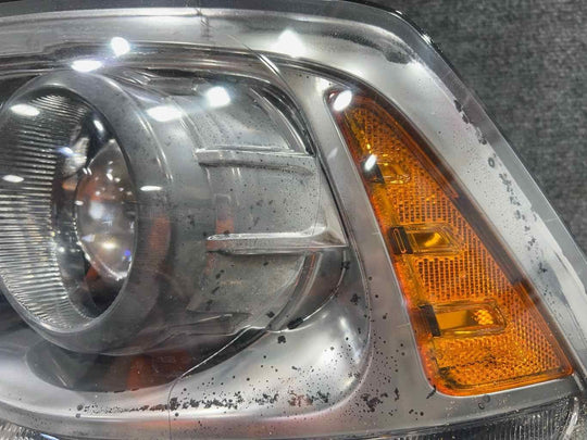 13-18 Ram 1500/2500 Laramie Longhorn Left LH Headlight (Chrome) PARTS OR REPAIR