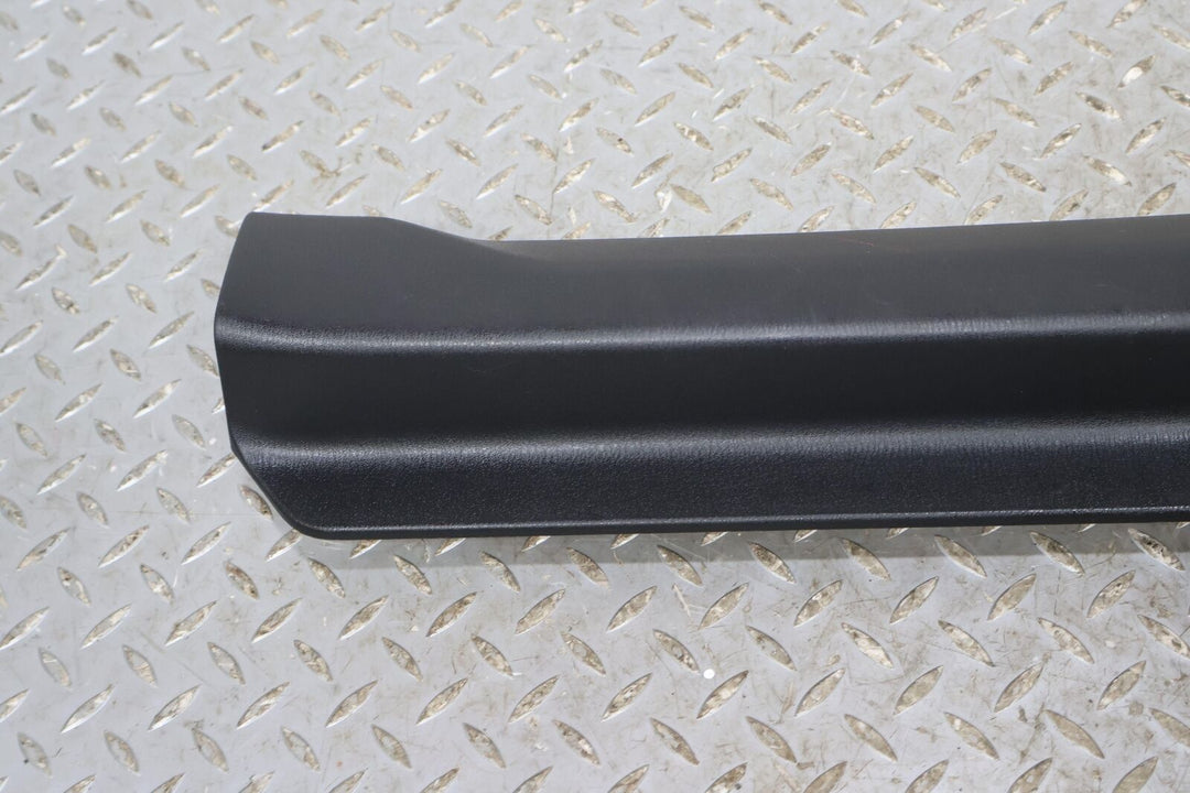 17-19 Fiat 124 Spider Pair LH&RH Interior Door Sill Entry Plates (Nero XR)