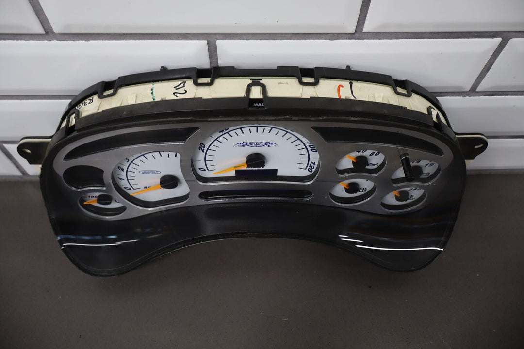 03-06 Sierra Silverado Rebuilt Custom Gauge Cluster with Trans Temp Gauge