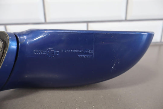 99-05 Mazda Miata NB Right Passenger Power Door Mirror Sapphire Blue (20P)