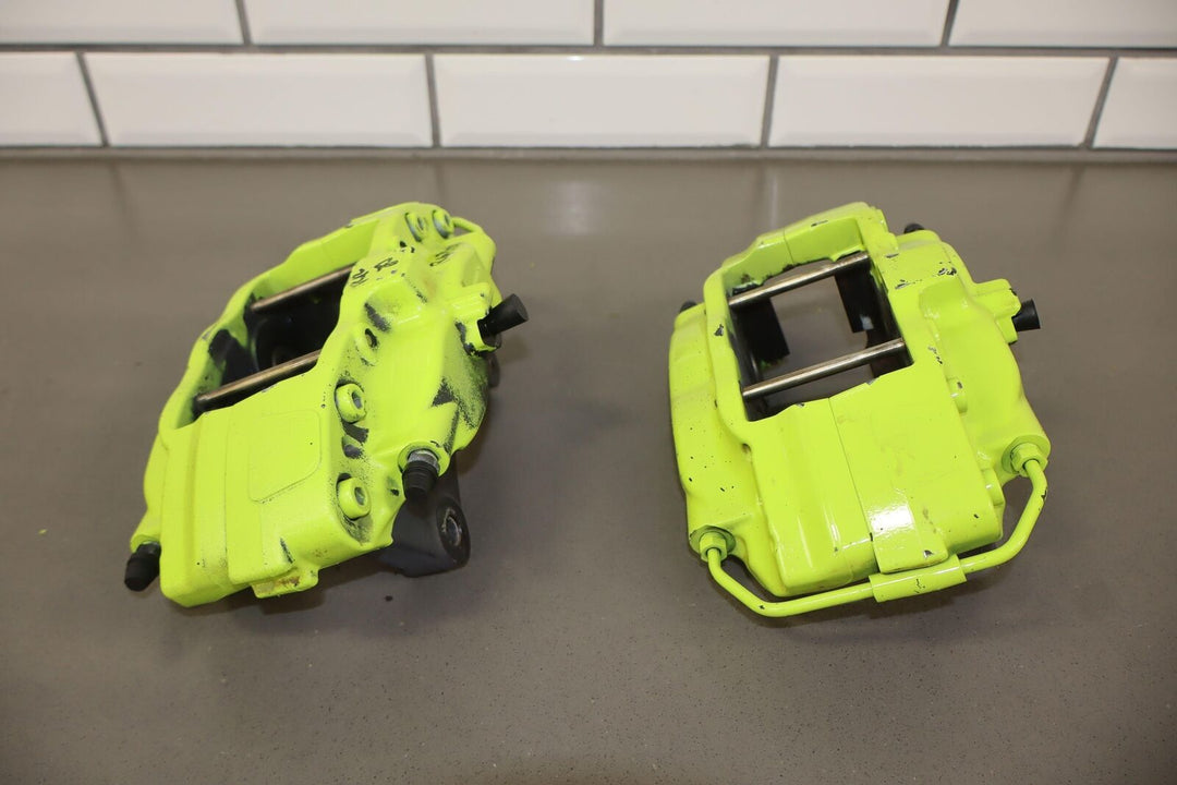 2012-2020 Tesla Model S / X Neon Green Custom Brake Caliper Set (6)