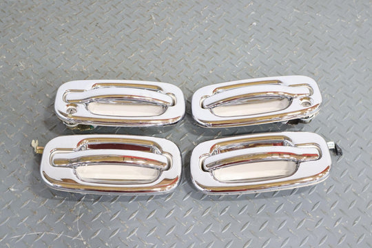 03-06 Escalade EXT Pickup Exterior Door Handles Set of 4 (White Diamond 98u)