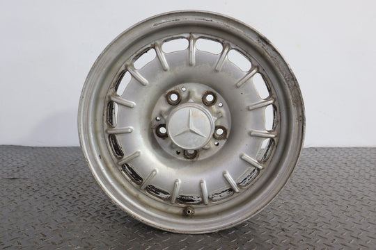 72-80 Mercedes 450SLC C107 W107 14x6.5 OEM Alloy Wheel (Faded Condition)