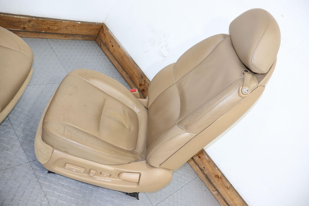 07-08 Lexus SC430 Leather Seat Set Front/Rear (Camel LA42) Power Tested (Notes)