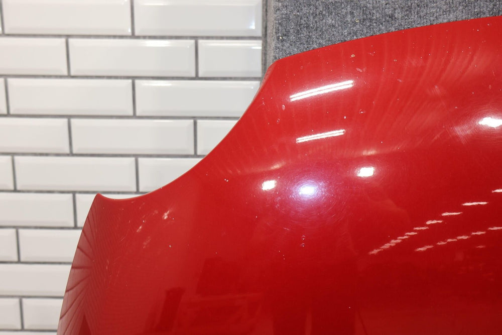 12-19 Fiat 500 Abarth Front OEM Hood Bonnet (Rosso Red PR1) See Photos