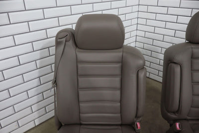 03-07 Hummer H2 1st & 2nd Row Leather Seat (Wheat 502) SUV Only (Power Tested)