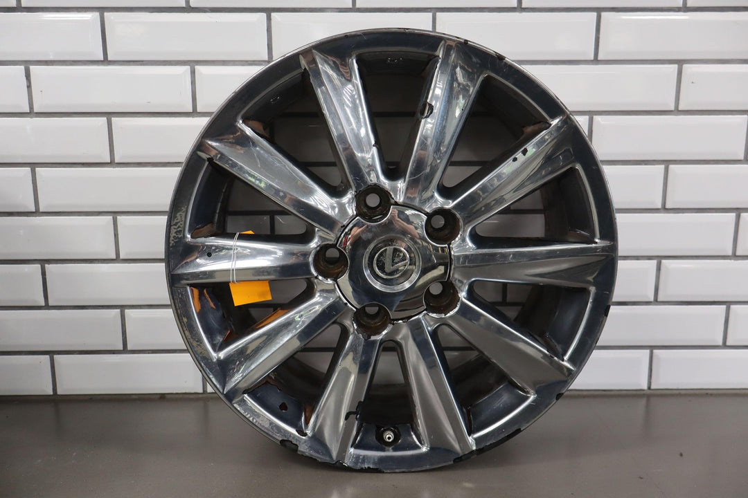 1998-2002 Lexus LX470 Set (4) 20x8.5 Black-Chrome 10-Spoke Wheels