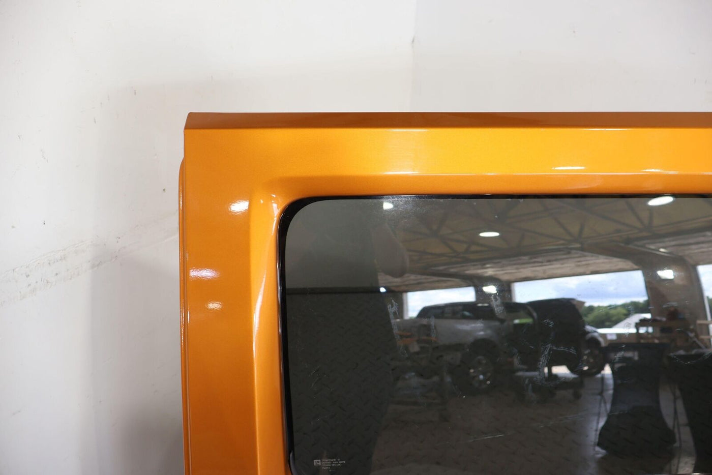 03-09 Hummer H2 Driver Left LH Rear Door W/Glass (Fusion Orange 55u) Notes