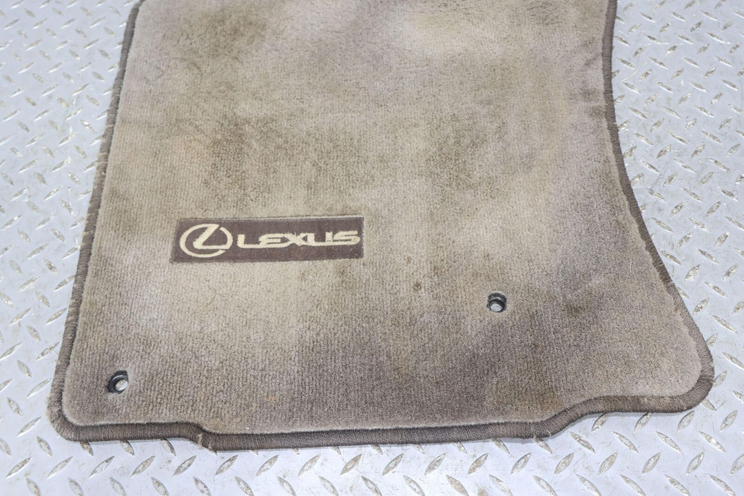 10-13 Lexus GX460 OEM Cloth Floor Mats Set of 5 (Gray) Stained Minor Wear