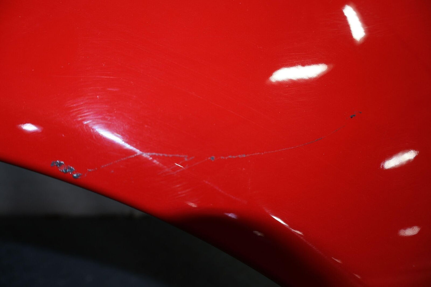 04-09 Cadillac XLR Right RH Rear Quarter Panel Skin (Victory Red 74U) Scratched