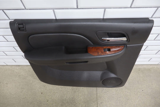 2010-2013 GMC Sierra Crew Cab Left Rear Interior Door Trim Panel (Black 193)