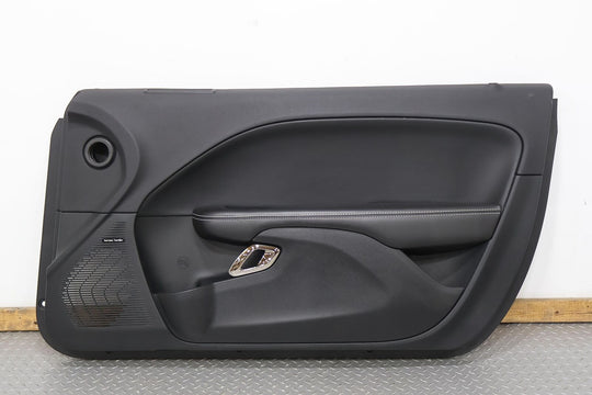 15-18 Dodge Challenger SRT Hellcat Right RH Door Trim Panel (Black X9) Leather