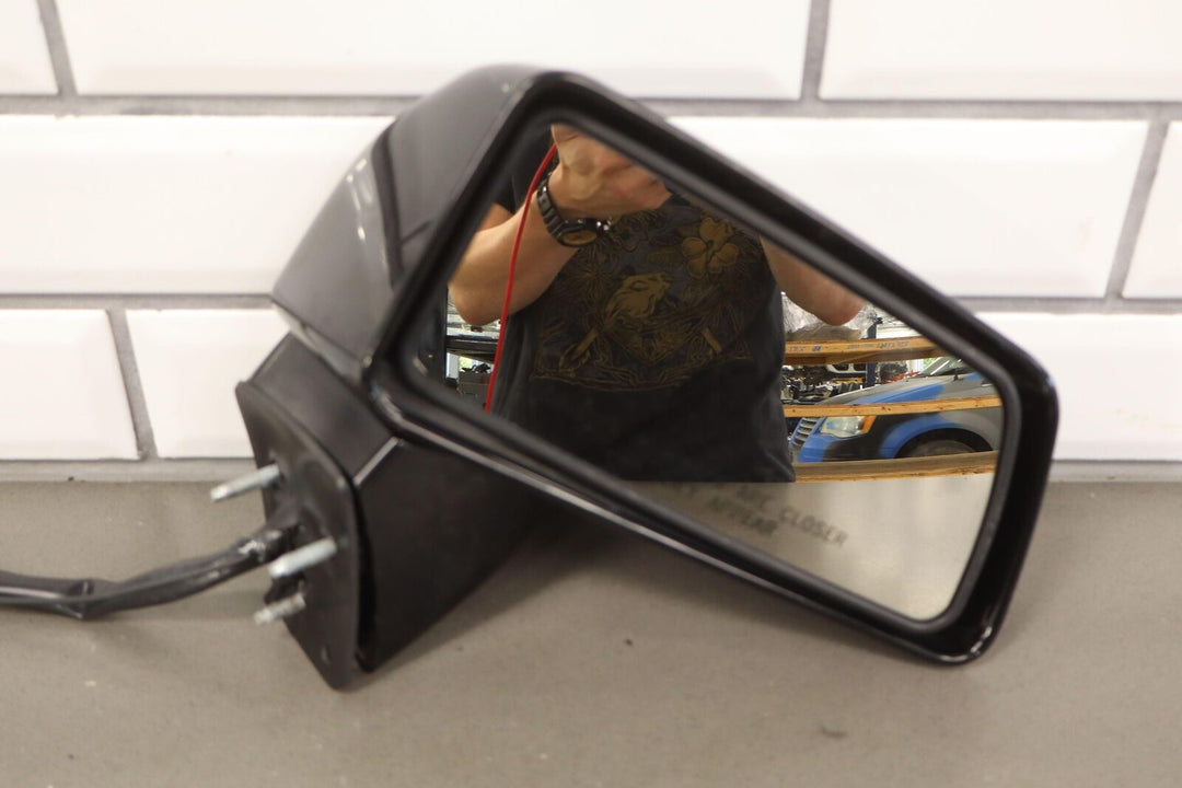 04-09 Cadillac XLR RH Right Pass Door Mirror Raven Black Light Sensitive -Notes