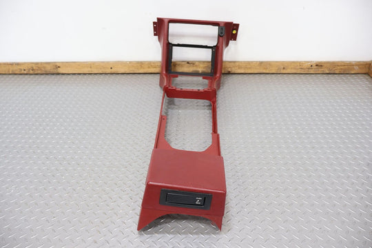 87-93 Ford Mustang Interior Bare Floor Console Base (Red) Sun Fade