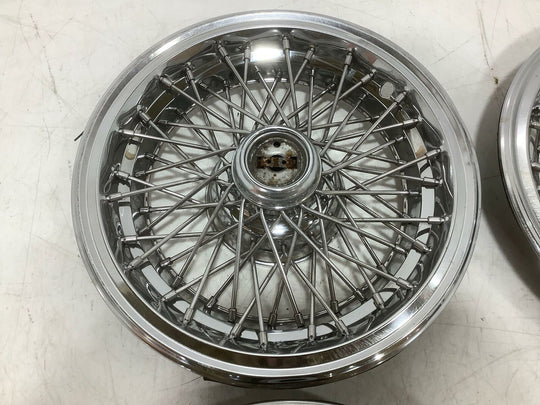 91-96 Chevy Caprice OEM 15" Wheel Covers / Hub Caps (Set of 4) Wire Type