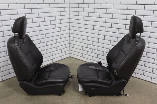 2010 Chevy Camaro SS Black Leather Bucket Power Heated Seat Set Tested See Photo