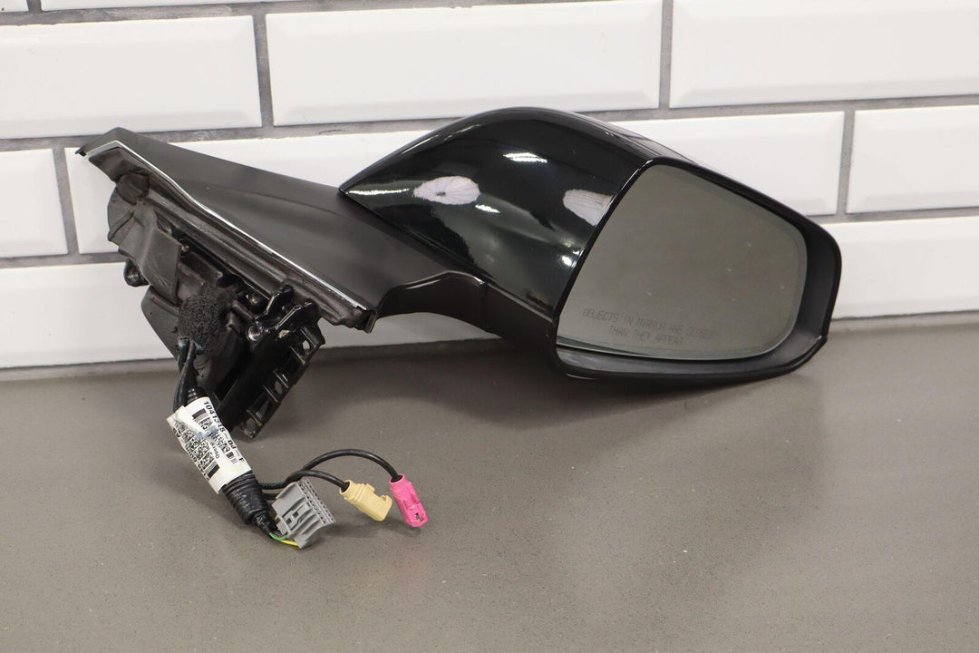 2012-2020 Tesla Model S Passenger Right Power Folding Door Mirror (Black PBSB)