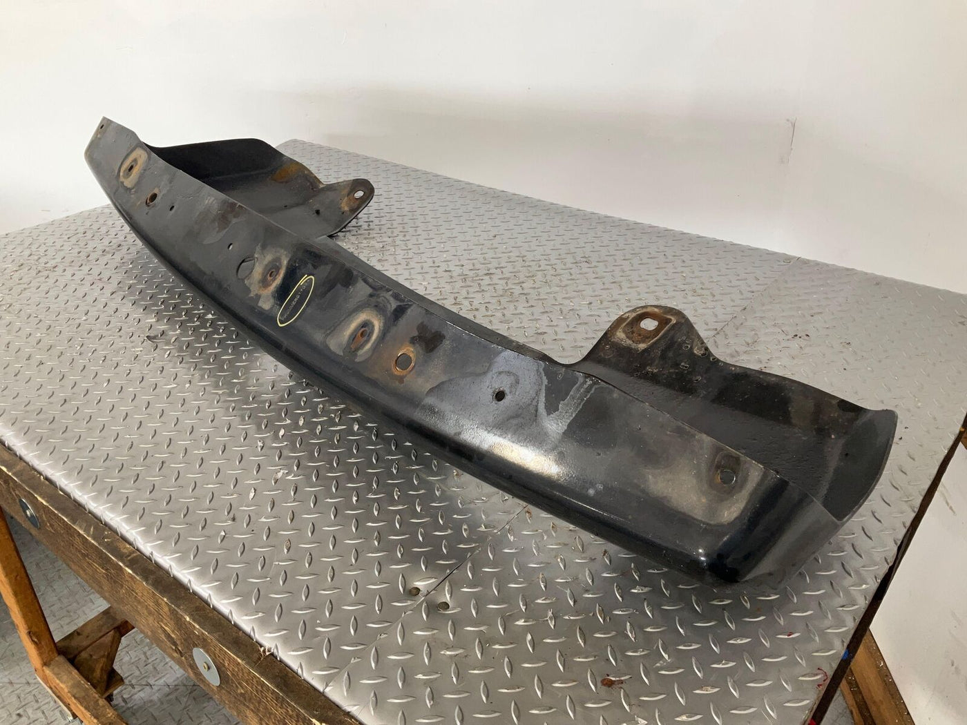 03-09 Hummer H2 Front Metal Bumper BARE (Black) OEM