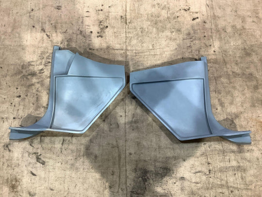 78-81 Buick Regal 2 Door Pair (2) of Interior Lower Kick Panels Blue OEM