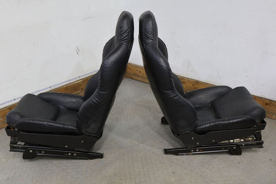 94-96 Chevy C4 Corvette Front LH&RH Leather Seat Set (Black) OEM Power Tested