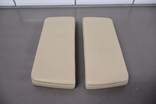 2012-2020 Tesla Model S / X Center Console Lids (Tan Leather) OEM