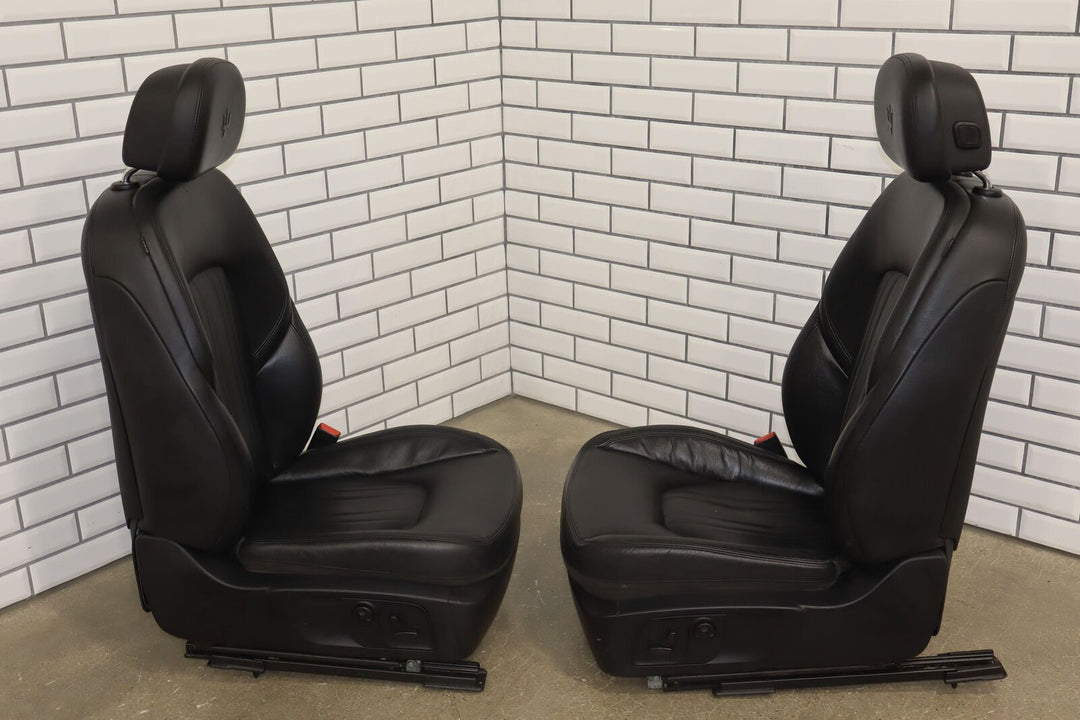 14-17 Maserati Ghibli Leather Power Seat Set Front&Rear (Testa Moro TMT) Tested