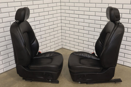 14-17 Maserati Ghibli Leather Power Seat Set Front&Rear (Testa Moro TMT) Tested