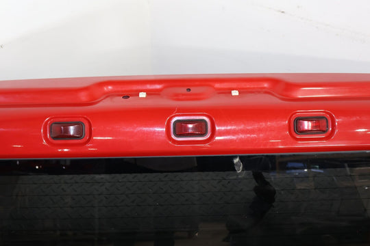 03-09 Hummer H2 Decklid Hatch W/Tail Finish Panel (Victory Red 74U) Latch Broken