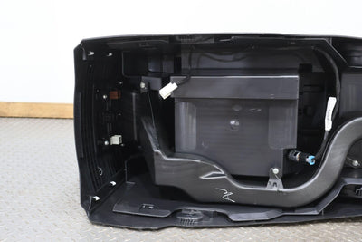 16-22 Nissan Titan XD Pro-4x Floor Center Console W/Lid (Black G) Good Latch