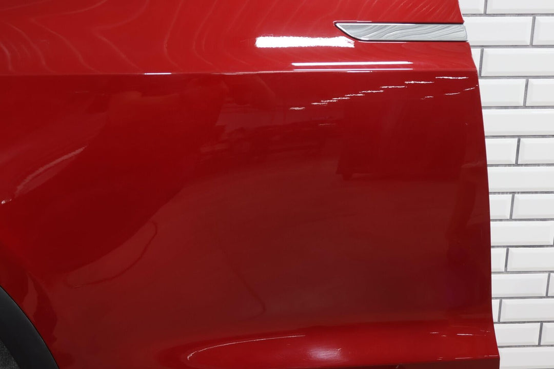 16-20 Tesla Model X Rear Right RH Falcon Door W/ Glass (Red Multi-Coat RED)