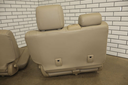 03-09 Lexus GX470 Pair LH&RH Split Bench 2nd Row Leather Seat Set (Ivory 00)