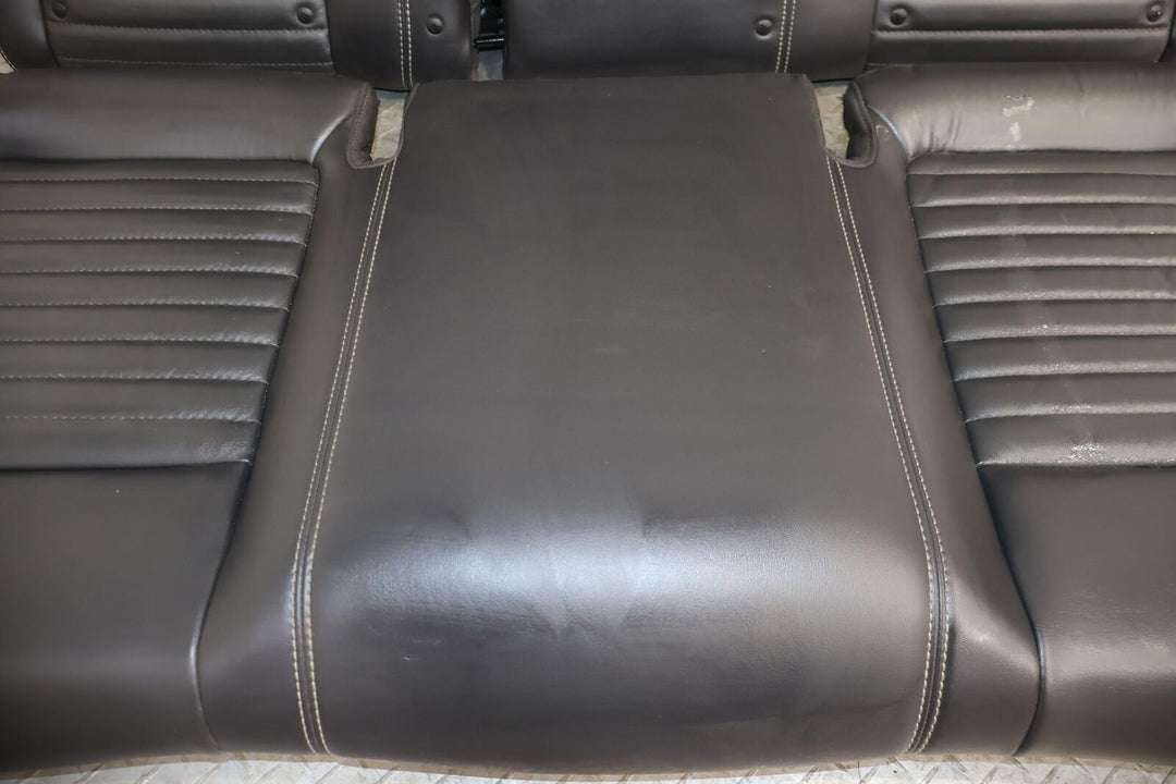 11-14 Dodge Challenger Rear Interior Leather Seat (Black X9) Minimal Wear