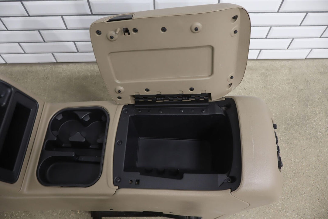 03-07 GMC Sierra Chevy Silverado Center Floor Console Glovebox (Tan/Neutral)