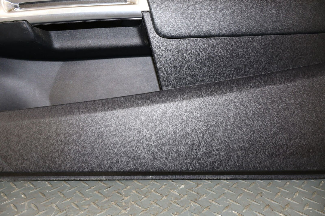 15-20 Ford Mustang GT Right Interior Door Trim Panel (Ebony 41/ Aluminum Trim)