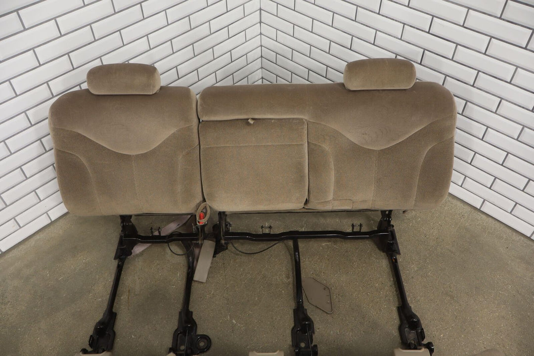 99-02 Sierra Silverado Crew Cab 2500/3500 Cloth 2nd Row Seat (Neutral 52D)