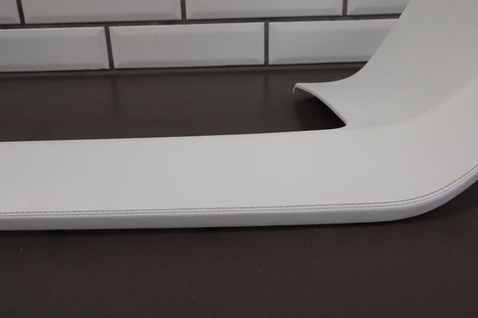 16-20 Tesla Model X Interior Right RH Dash Trim Panel (White UWT) 1002310-17-E