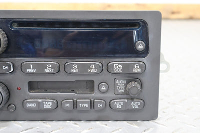 03-05 Hummer H2 Tahoe Silverado CD/AM/FM Radio (10359566) Unable To Test OPT UB1