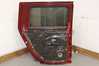 03-09 Hummer H2 Rear Left LH Door W/ Glass (Red Metallic 72U) See Photos