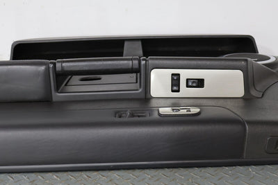 05-07 Hummer H2 Right RH Front Leather Door Trim Panel (Ebony 482) Repairs